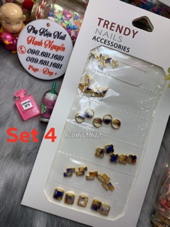 Set Phụ Kiện Hàn Quốc Trang Trí móng Nails
