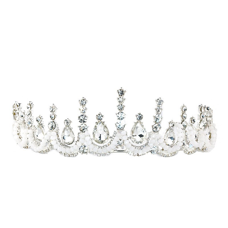 Vương miện cô dâu đính đá lấp lánh