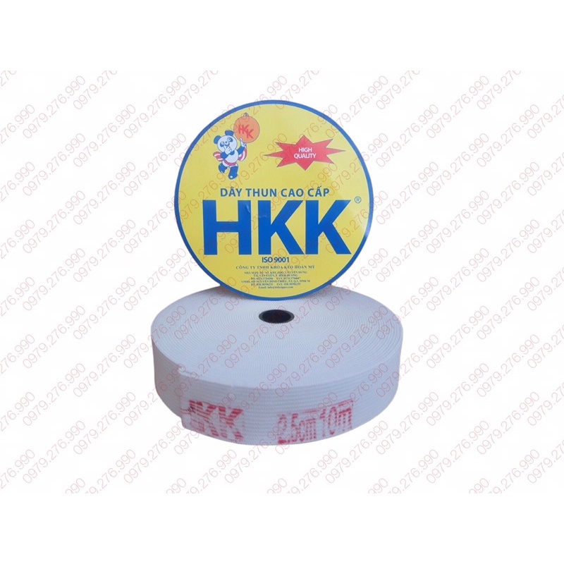 Chun HKK 2.5cm- thun 2.5cm - cuộn 10m