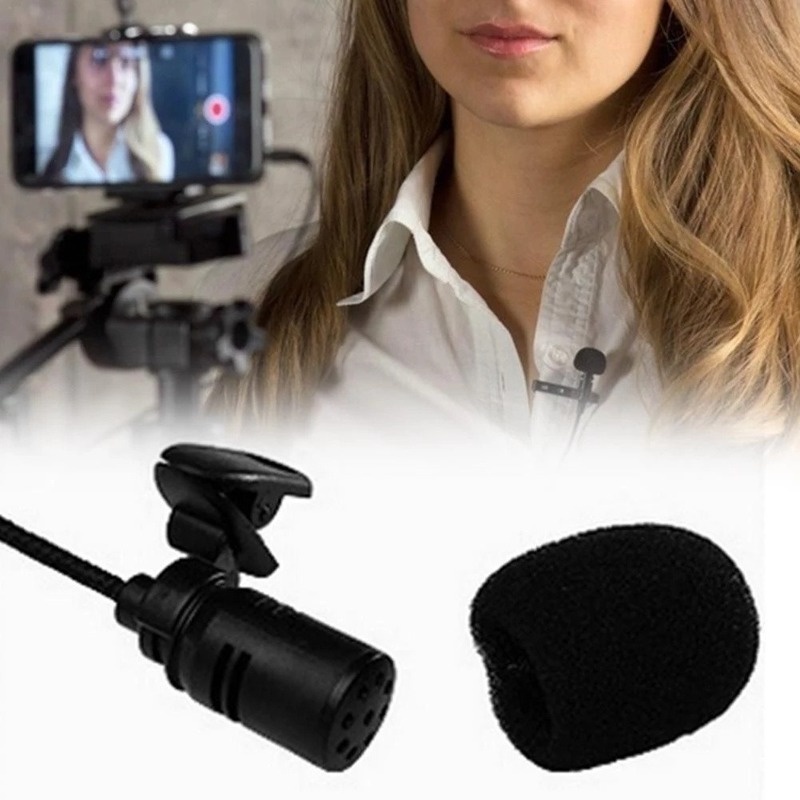 Micro Cài Áo Không Dây Kết Nối Giắc Cắm 3.5mm