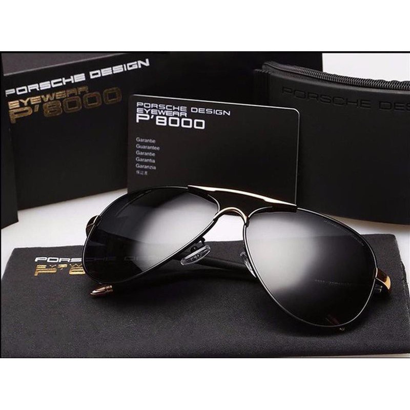 Mắt kính thời trang porsche P8000 full box - Hàng mới về