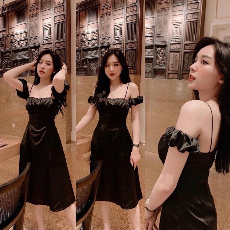 [Mã WASTMAY giảm 15% tối đa 30K đơn 150K] Đầm trắng midi rớt vai | BigBuy360 - bigbuy360.vn