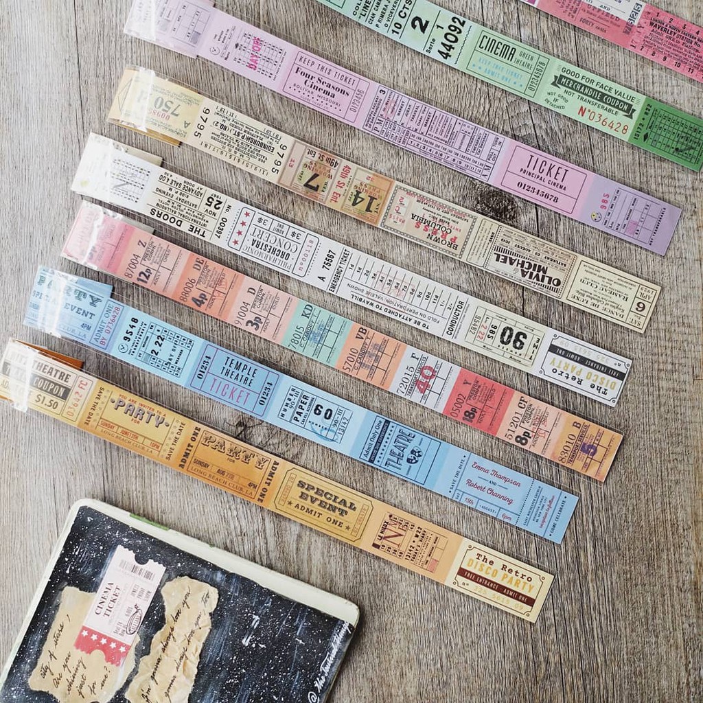 Sticker Ticket dây dài