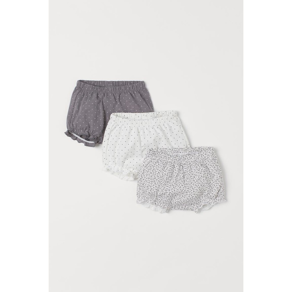 Set 3 shorts xám baby HM UK