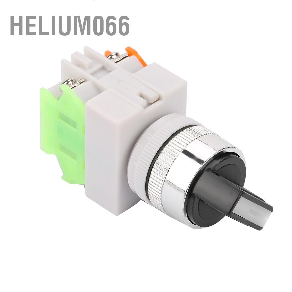 Công tắc nút nhấn tự khóa 220/380V bộ chọn hai chiều LAY37-11X/21 (tay cầm ngắn)