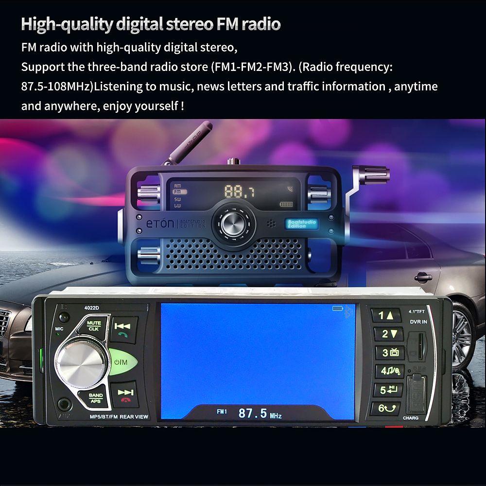 Máy Nghe Nhạc MP5 / FM / USB / AUX Kiêm Camera Chiếu Hậu Cho Xe Hơi