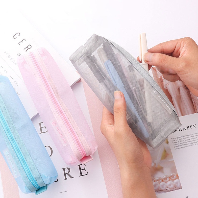 Túi Đựng Bút Trong Suốt Thời Trang Dành Cho Học Sinh Thanh Thiếu Niên