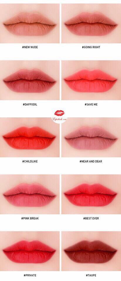 SON 3CE VELVET LIP TINT  | BigBuy360 - bigbuy360.vn