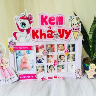 Khung ảnh 3d cho bé( tặng 1chibi)