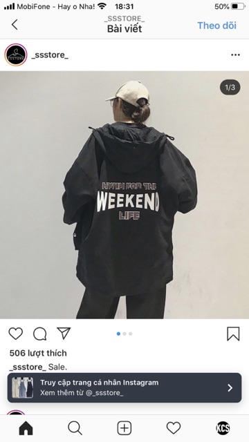 ��Áo Khoác Dù Weekend | BigBuy360 - bigbuy360.vn