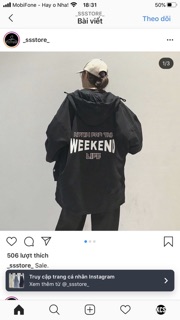 ��Áo Khoác Dù Weekend