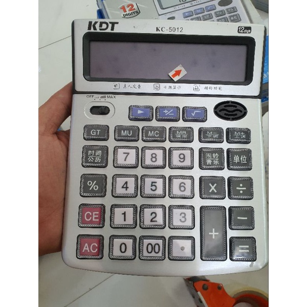 Máy tính kỹ thuật 12 số KC - 5012 công cụ hỗ trợ tính toán tiện dụng