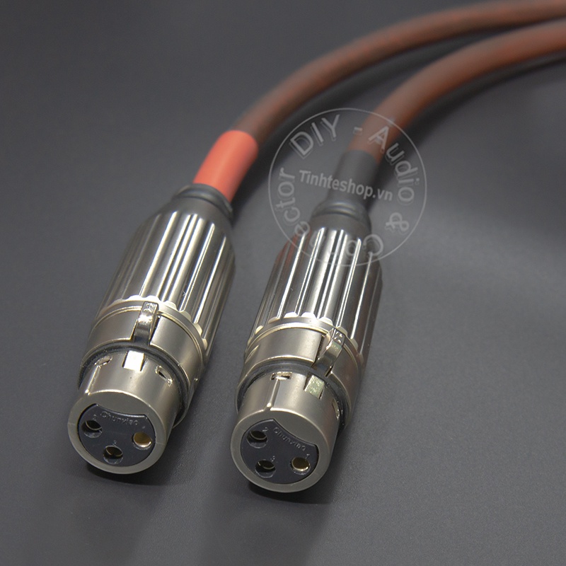 Cáp XLR sang RCA DIY 0.5M đến 5M - RCA to XLR female cable 2 wire