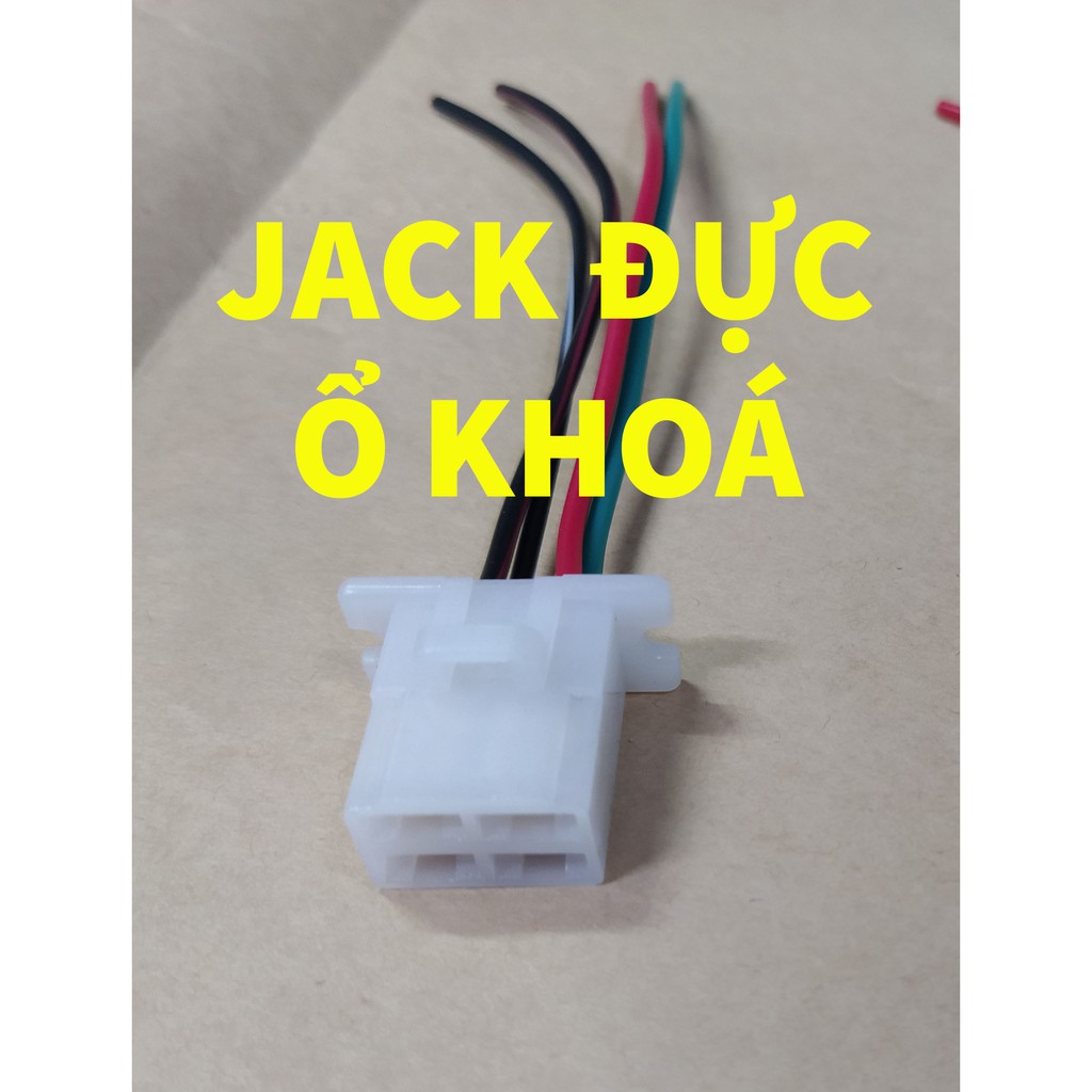 Giắc cắm IC-SẠC-Ổ Khoá-Rờ Le Đề Xe Máy Honda Dream Wave (Giá 1 cái)