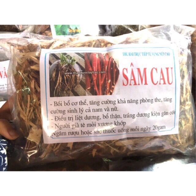 1KG SÂM CAU ĐỎ HOÀ BÌNH bồi bổ cơ thể