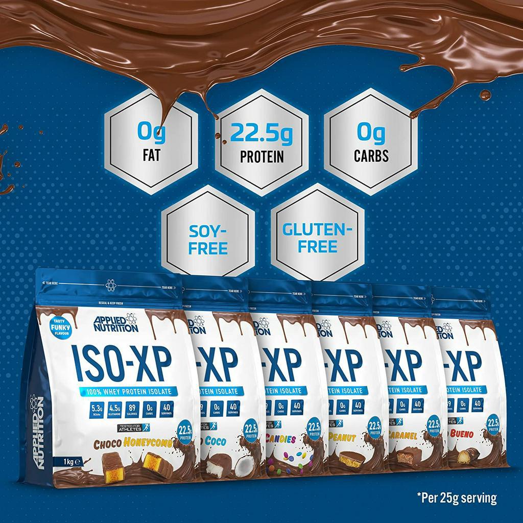 ISO-XP, 100% Whey Protein Isolate (1Kg, 40 Servings), Hỗ Trợ Phục Hồi và Xây Dựng Cơ Bắp, Nhập Khẩu Anh Quốc
