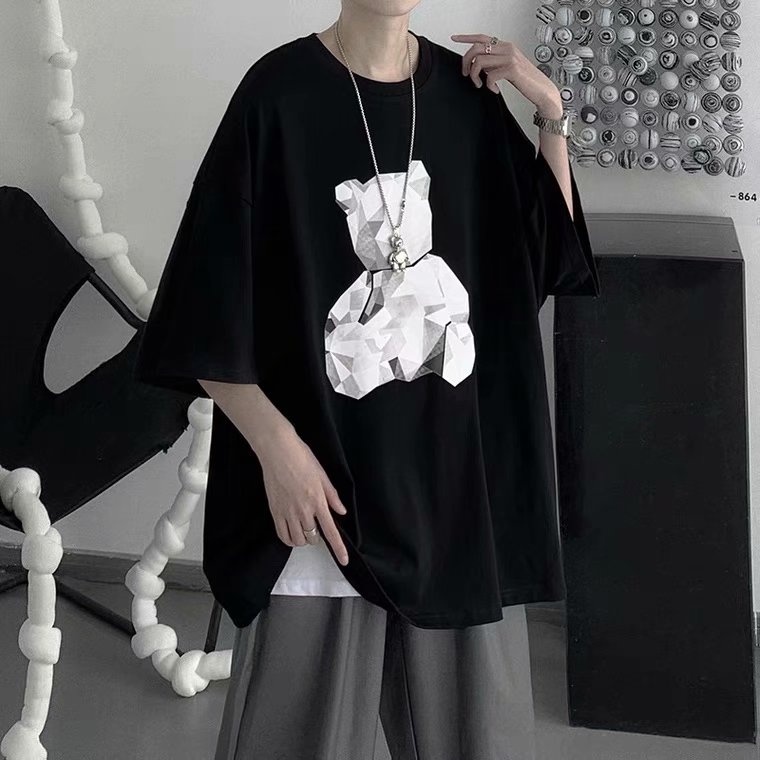 Áo Thun Nam Tay Ngắn Phong Cách Hàn Quốc Size M-5XL