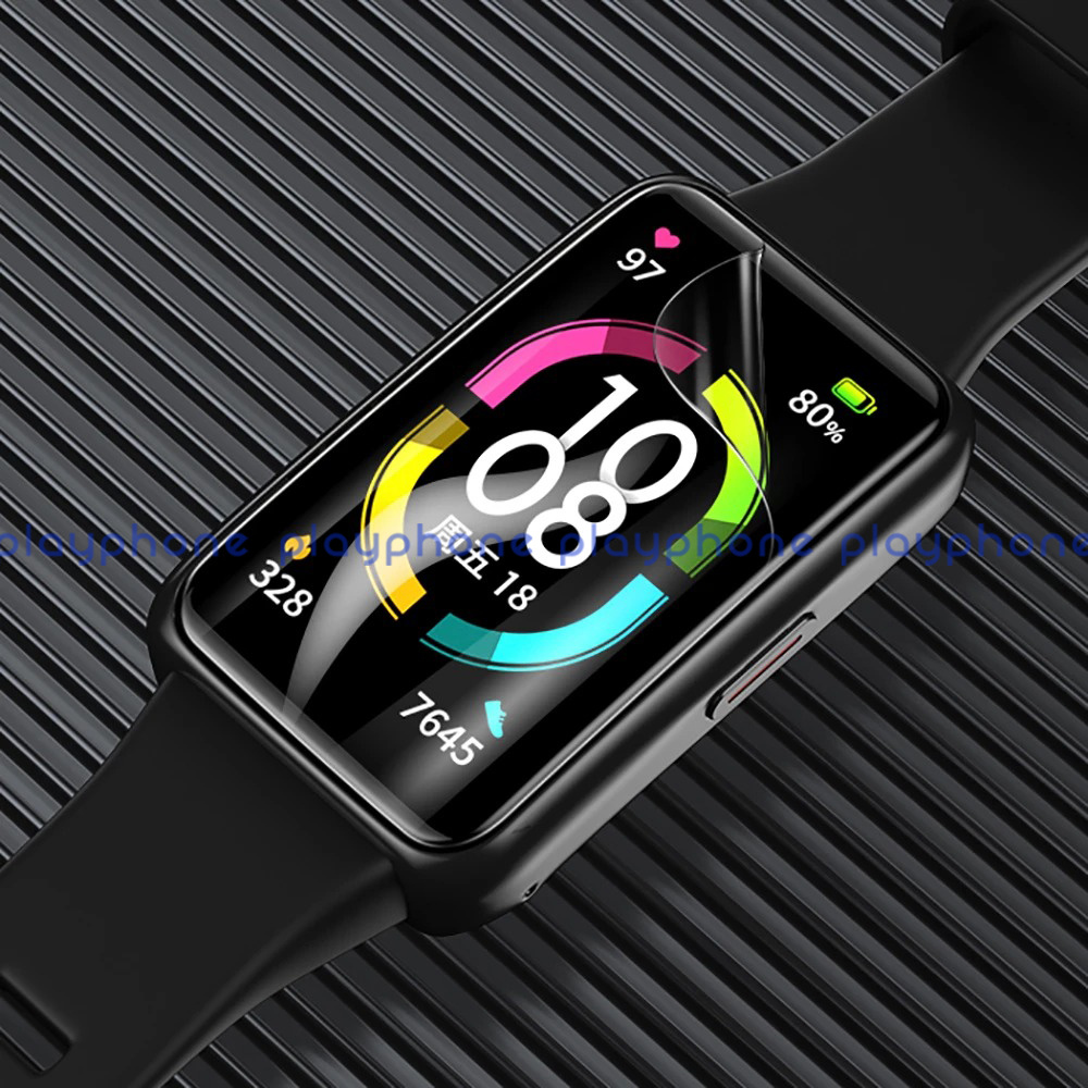 Dán Mặt Kính Đồng Hồ Huawei Band 6 / Honor Band 6  Ppf chống va đập và trầy xước playphonevn