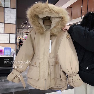 Áo parka lót lông mẫu mới năm 2020