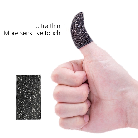 Găng ngón tay chống mồ hôi thoáng khí hỗ trợ cảm ứng mượt mà khi chơi game trên điện thoại