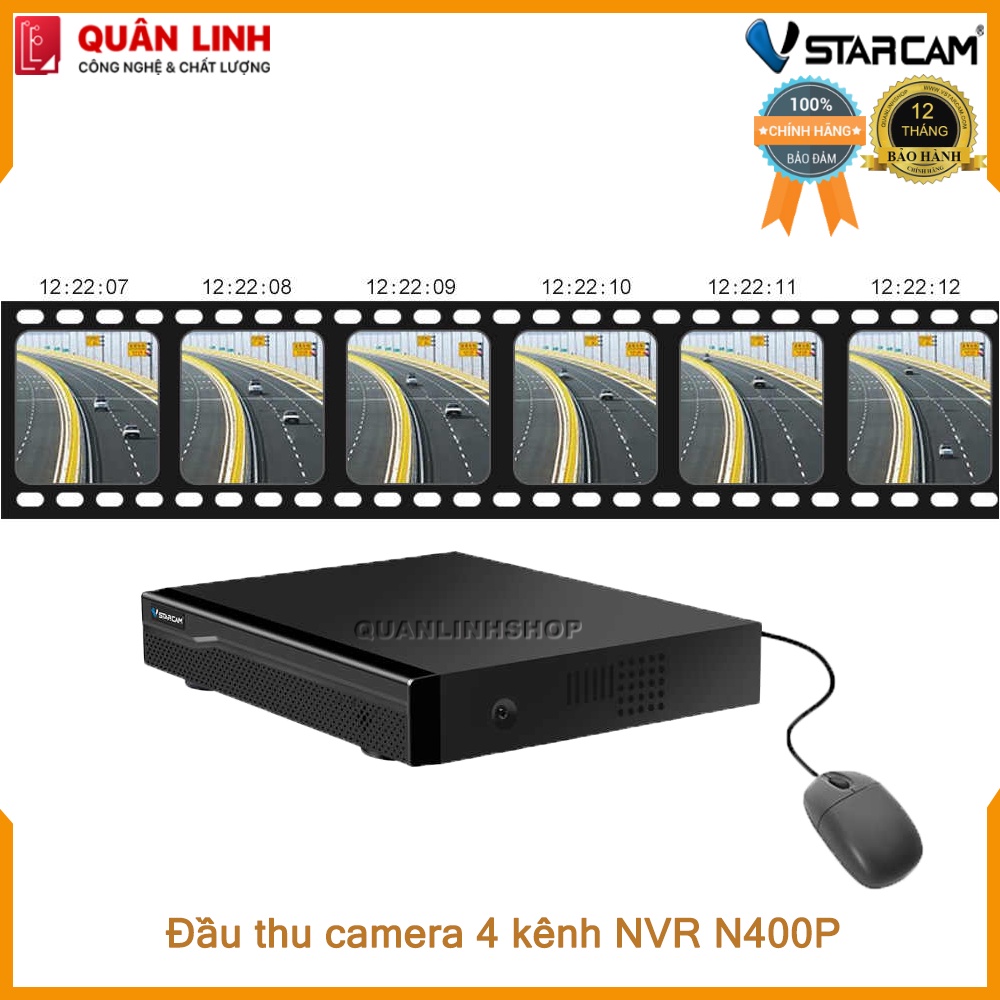 Hình ảnh Đầu ghi hình camera IP 4 kênh Vstarcam N400 #3