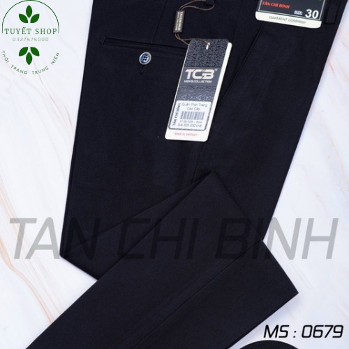 Quần Vải Nam Trung Niên Hàng Cty Tân Chí Bình+ ẢNHTHAT