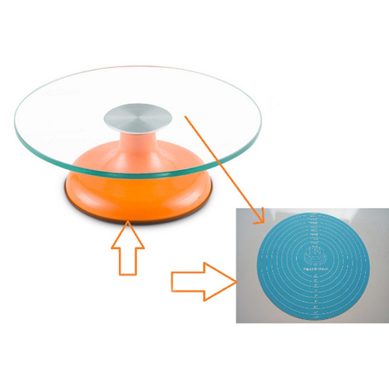 Thảm dùng cho làm bánh hình tròn bằng silicon 30cm