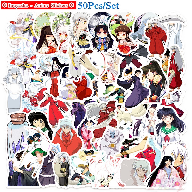 ❉ Inuyasha - Series 02 Anime Stickers ❉ 50Pcs/Set Waterproof Fashion DIY Decals Doodle Stickers