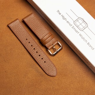 Dây da bê alran vàng bò Handmade Cho Đồng Hồ SAMSUNG GALAXY WATCH kèm chốt thông minh,da thật lót da chồng thấm nước
