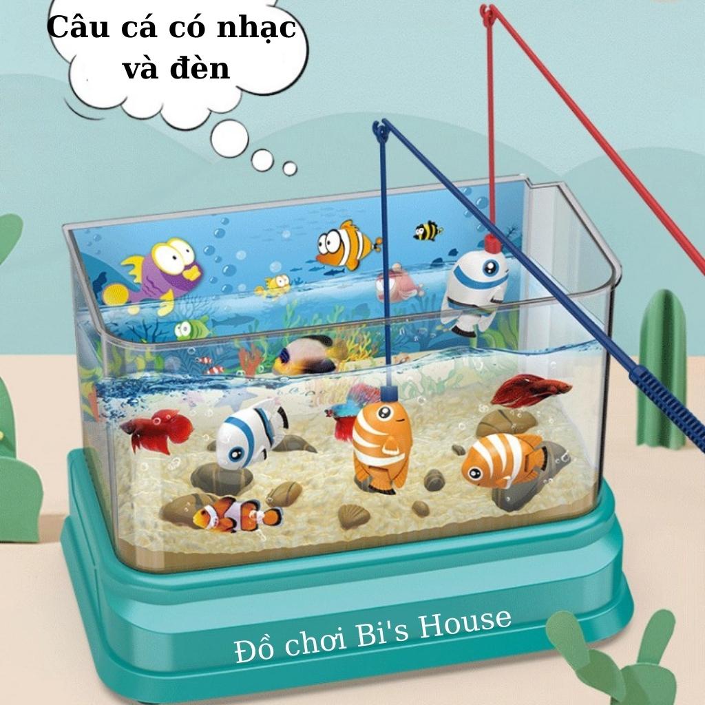 Bể Cá Vui Nhộn Có Đèn Led Và Nhạc Đáng Yêu Đồ Chơi Câu Cá Cho Bé - BỐ KHỦNG LONG