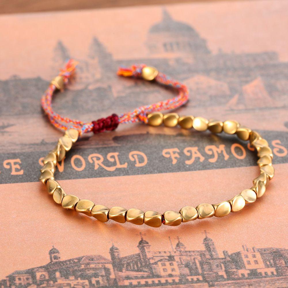 Vòng Tay Chuỗi Hạt Đồng Thời Trang Có Thể Điều Chỉnh Kích Thước