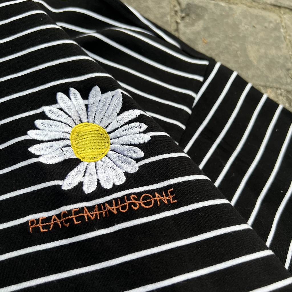 Áo thun polo tay lỡ MEANSTORE phông Unisex nam nữ tee oversize form rộng pull Ulzzang Hàn Quốc vải mềm - PEACE