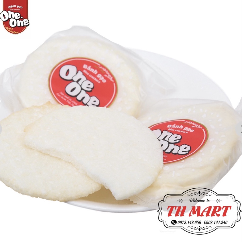 bánh gạo one one vị ngọt dịu được sản xuất 100% gạo thơn việt nam gói 150g [ bao bì mới ] | BigBuy360 - bigbuy360.vn