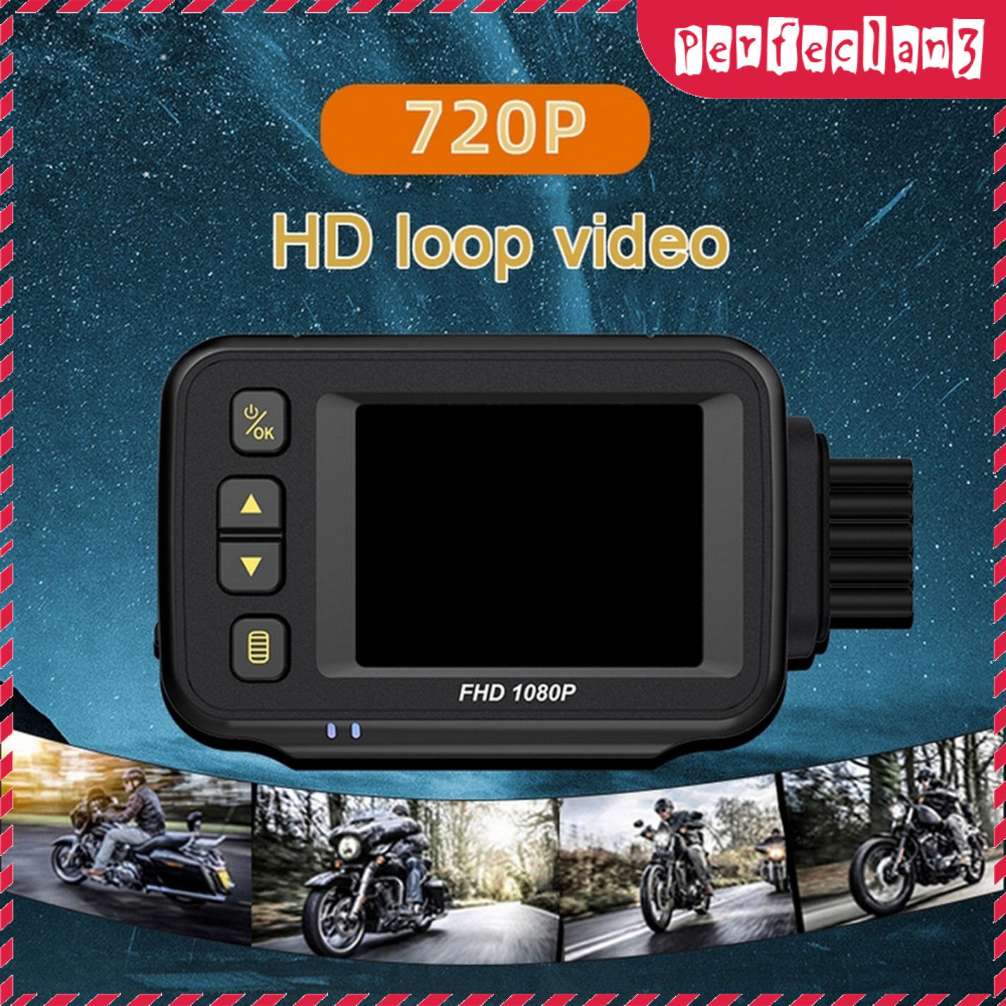 Camera Hành Trình Màn Hình Lcd 2.0 &quot;Chống Thấm Nước 720p