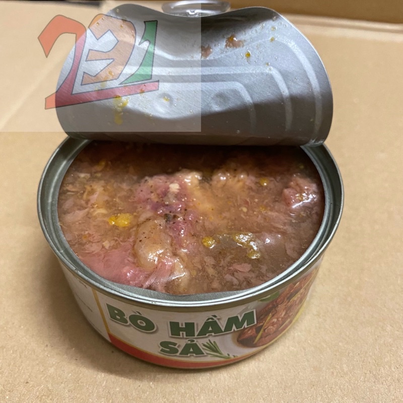 [170g][Bò Hầm Sả] Thịt Hộp Ăn Liền Dabaco