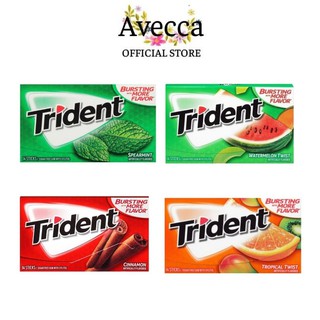 Kẹo Cao Su Thơm Miệng Trident Nhiều Vị Gói 14 Viên