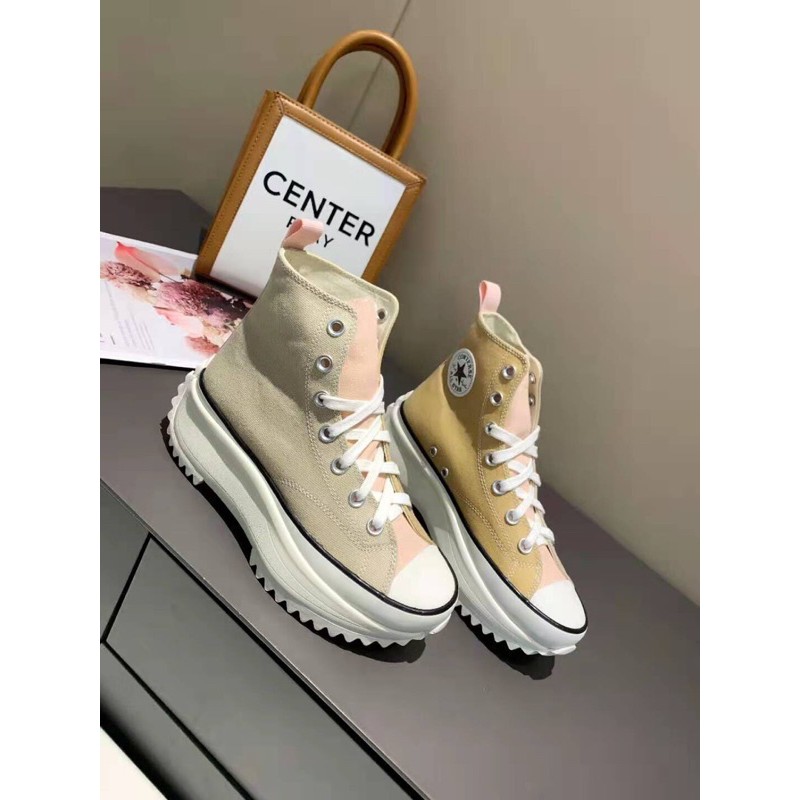 Giày thể thao Sneaker CONVERSE mẫu mới da thật cao cấp, đế cao 5cm, phối đồ cực chất.