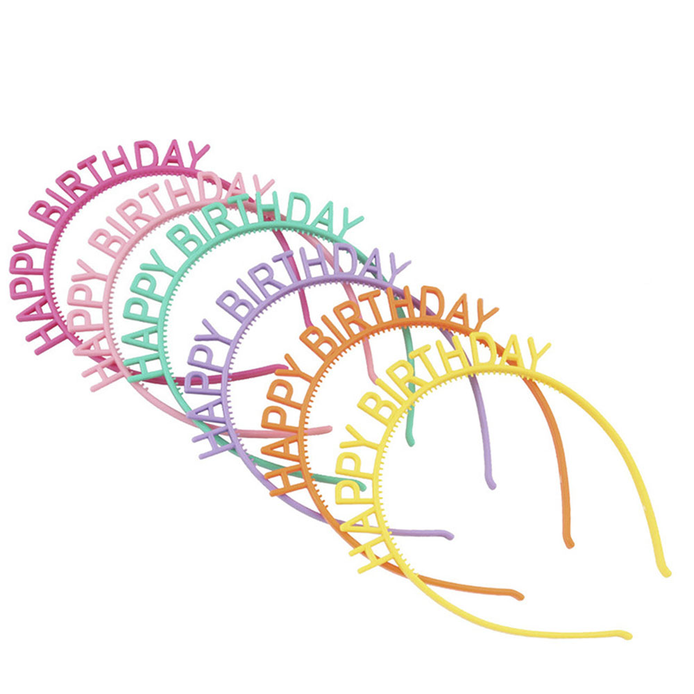 Cài tóc chữ happy birthday phong cách Hàn Quốc