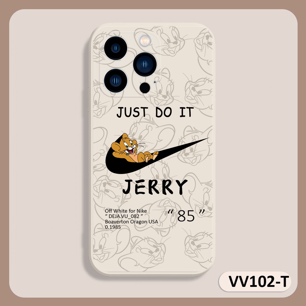 Ốp lưng ip Nai Tom và jery cạnh vuông 6/6plus/6s/6splus/7/7plus/8/8plus/x/xr/xs/11/12/13/pro/max/plus/promax