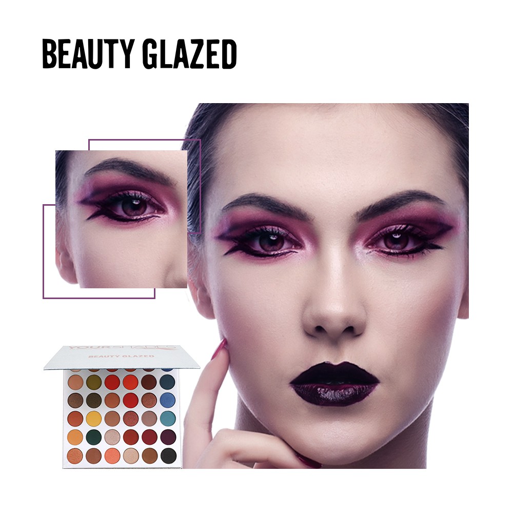 BEAUTY GLAZED Bảng phấn mắt Glazed Beauty 36 màu mới thời trang | BigBuy360 - bigbuy360.vn