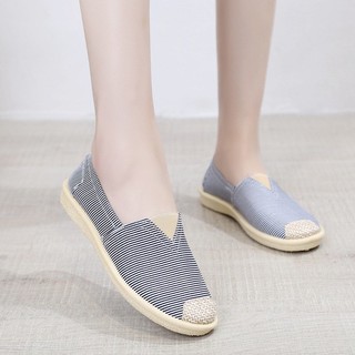Giày lười nữ, slip-on nữ, siêu êm đế dẻo - có hình thật