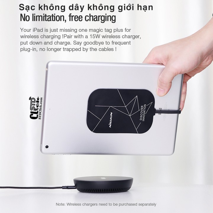 [Mã SKAMA07 giảm 8% đơn 250k]MIẾNG HỔ TRỢ NHẬN SẠC KHÔNG DÂY QI NILLKIN MAGIC TAG PLUS CHÍNH HÃNG [NEW SALEOFF]