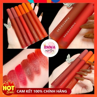 Son kem lỳ PINKYFOCUS vỏ đỏ Air Lip Glaze (PF18)