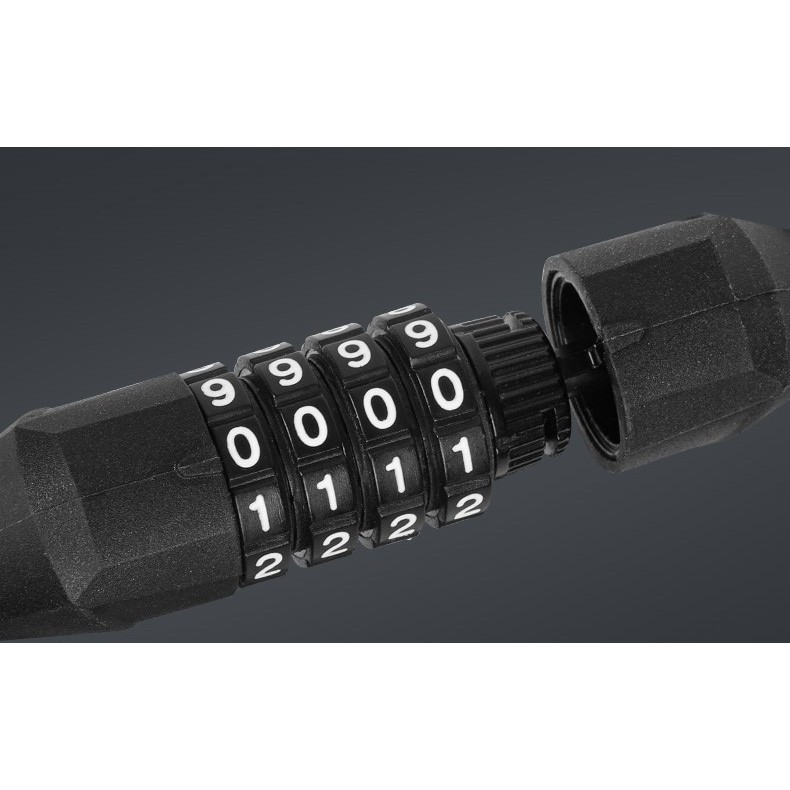 Ổ khóa mini WEST BIKING-CHÍNH HÃNG, khóa xe máy, xe đạp, mũ bảo hiểm bảo vệ chống trộm cầm tay mật khẩu dây xích
