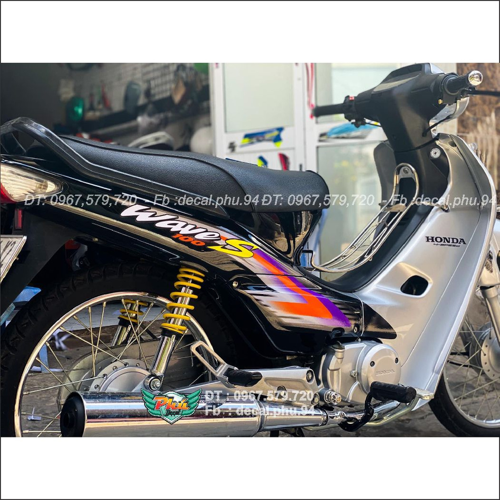 Tem Rời Wawe nhỏ bạc đen (J)
