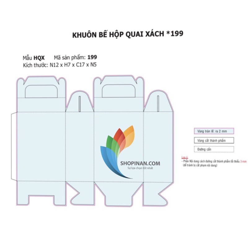 Hộp Quai Xách, Hộp giấy. in theo yêu cầu, in giá rẻ. #shopinan | BigBuy360 - bigbuy360.vn