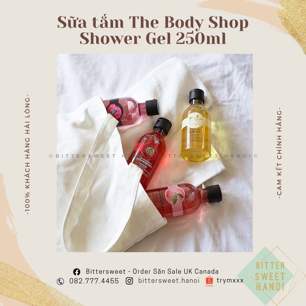 Sữa tắm thơm lâu THE BODY SHOP hương nước hoa phiên bản giới hạn 250mL