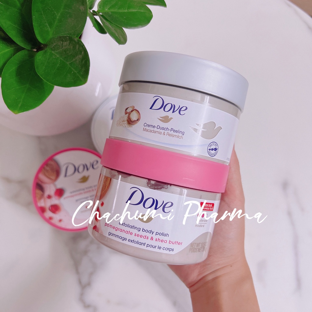 Tẩy Tế Bào Chết Dove Exfoliating Body Polish  - Dạng hũ có hạt