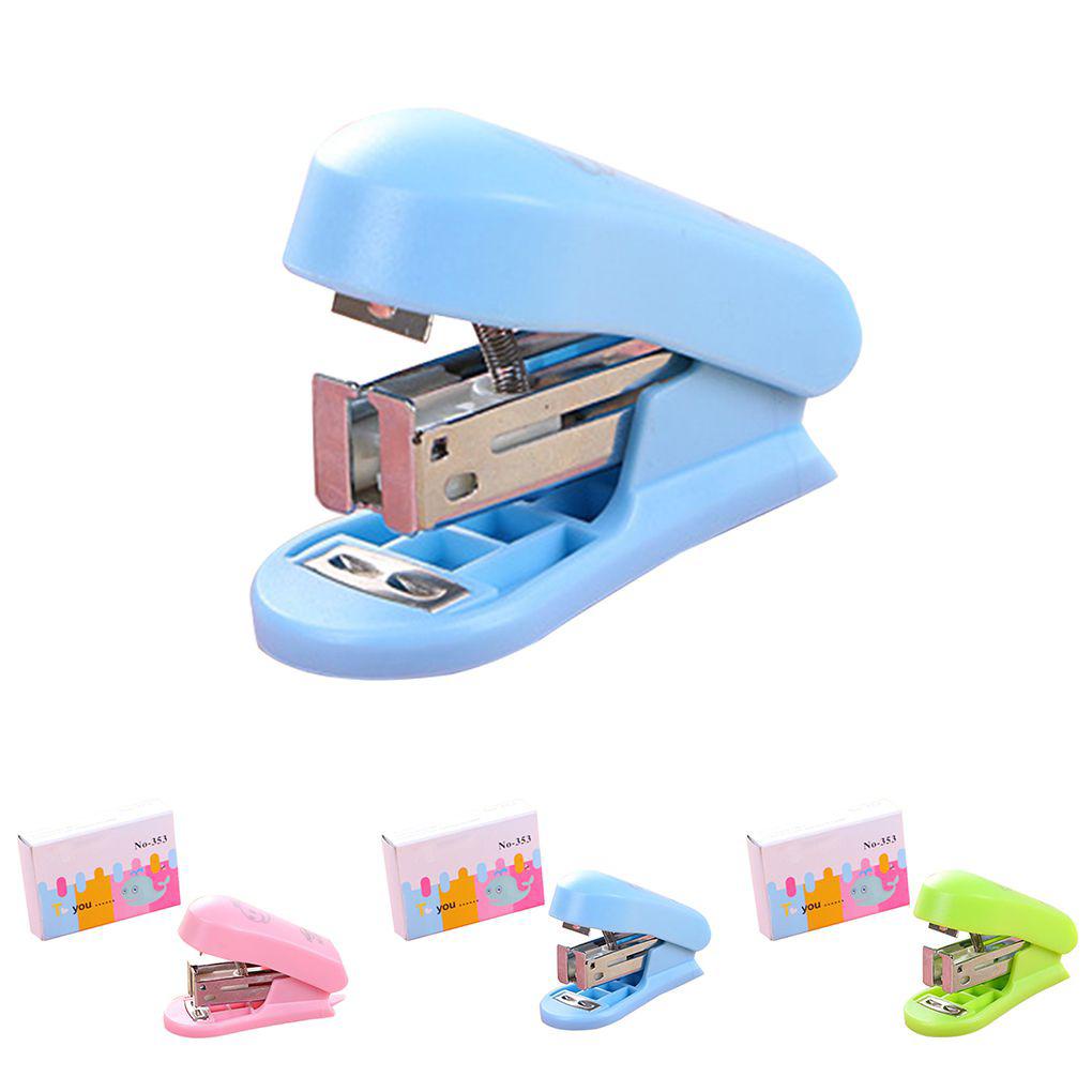 Đồ Bấm Ghim Bằng Nhựa Họa Tiết Hoạt Hình Dễ Thương