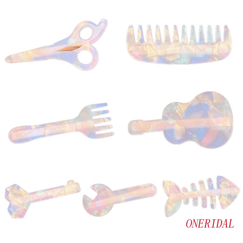 Kẹp Tóc Hoạt Hình Nhiều Kiểu Dáng Bằng Acrylic Dành Cho Bé Gái